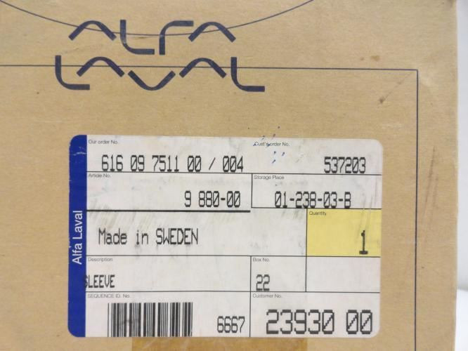 Alfa Laval 9 880-00; Sleeve; 3-3/8" ID x 5" OD