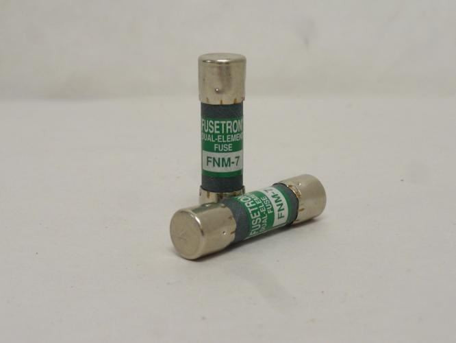 Bussmann FNM-7; Lot-2; Time Delay Midget Fuses; 7A; 250VAC