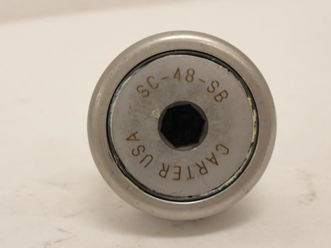 Carter SC-48-SB; Cam Follower SS; 1-1/2" Roller OD x 7/8" Width
