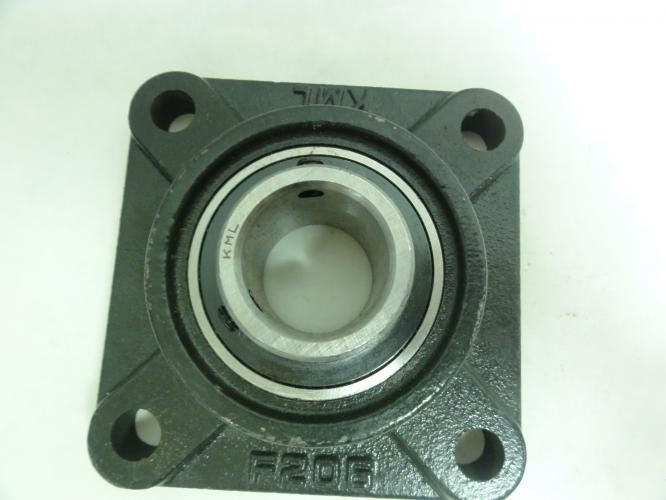 KML UCF206-19; Ball Bearing Unit; 4-Bolt; 1.1875" Bore