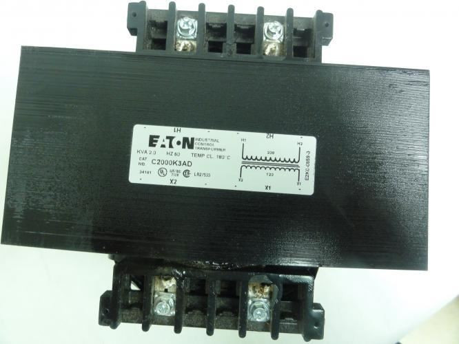 Eaton C2000K3AD; Transformer 2000VA Pri: 208/277V to Sec:120V