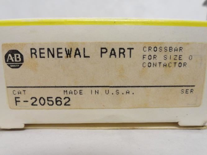 Allen-Bradley F-20562; Starter Crossbar; 3-Pole; Size: 0