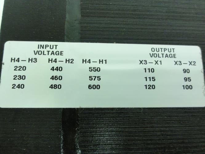 Eaton C1000K3C; Transformer 1000VA Pri:230/460/575V-Sec:95/115V