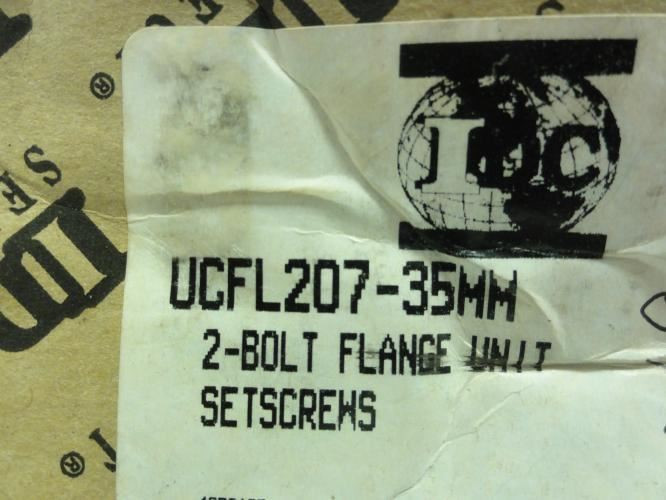 IDC UCFL207-35MM; Flange Bearing; 2-Bolt; 35mmID