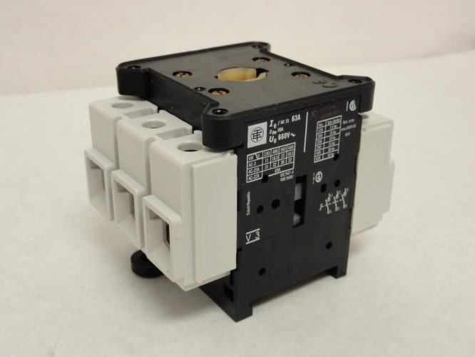 Telemecanique V3; Loadbreak Switchbody; 45A; 600V; 3-Pole