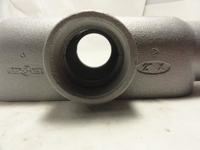 O-Z/Gedney OGGX200A; Aluminum Conduit Body; Size: 2"