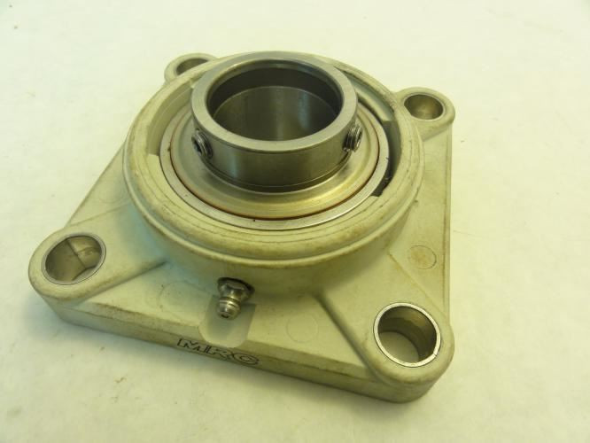MRC C4F107SSG; Flange Bearing; 4-Bolt; 1-7/16"ID; SS