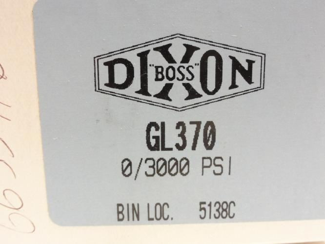 Dixon GL370; Pressure Gauge; 0-3000Psi; 1/4" NPT