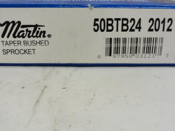 Martin 50BTB24-2012; Bushed Sprocket # 50; 24Teeth