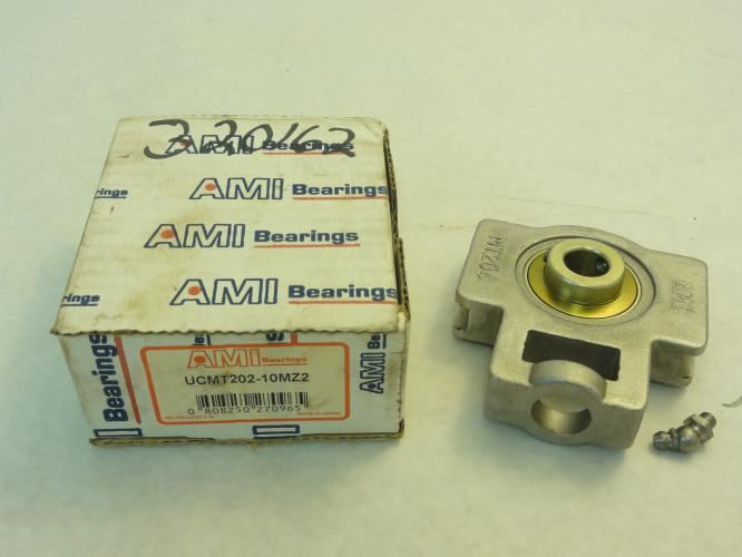 AMI UCMT202-10MZ2; Take-Up Bearing; 5/8"ID
