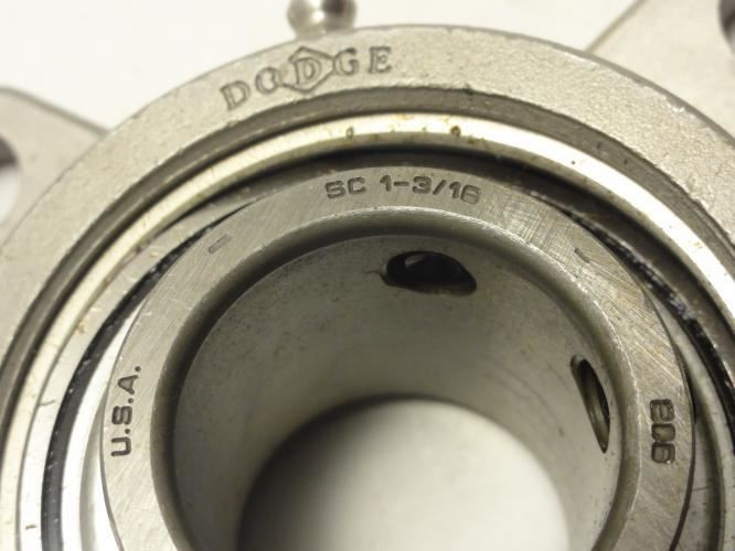 Dodge 127691; Flange Bearing F4B-SCEZ-103-SHCR; 1-3/16"ID