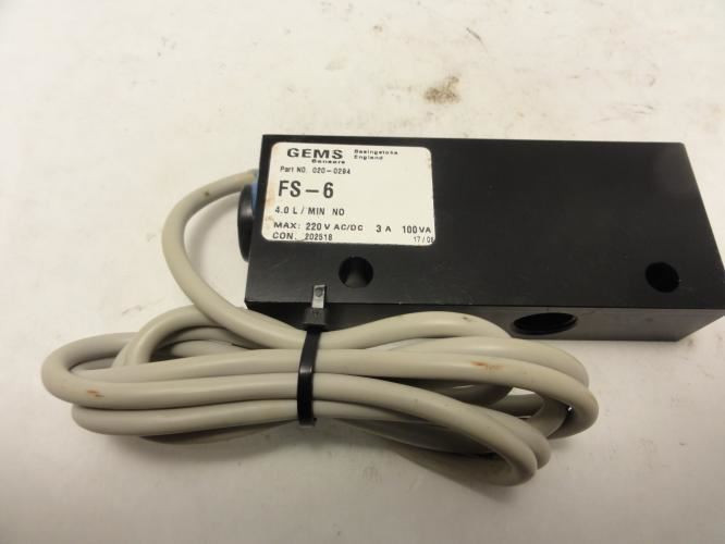 Mcdonnel & Miller 020-0294; Flow Switch; 220V; 3A; 4.0L/min