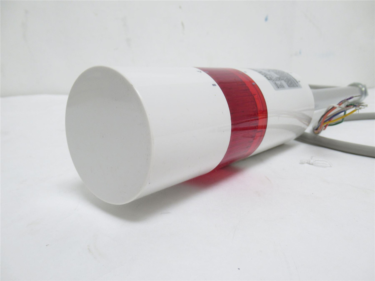 Patlite LR6-102LJBW-R; Stack Light W/Buzzer 24VDC 1 Red Light