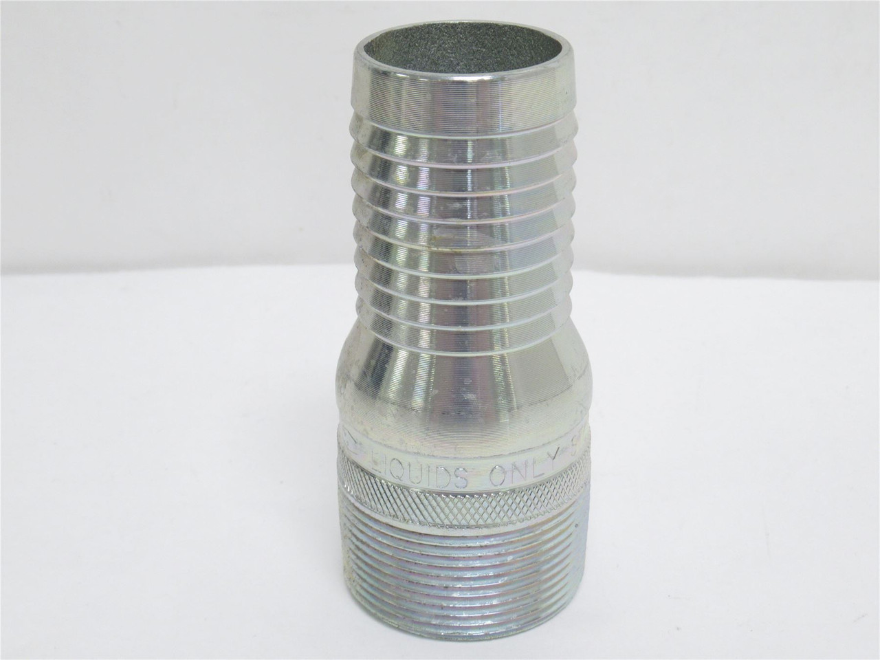 Dixon STC20; Threaded Plated King Nipple; 1-1/2NPT; 1/2" Barb