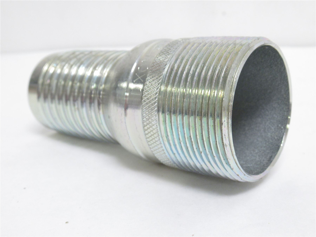 Dixon STC20; Threaded Plated King Nipple; 1-1/2NPT; 1/2" Barb
