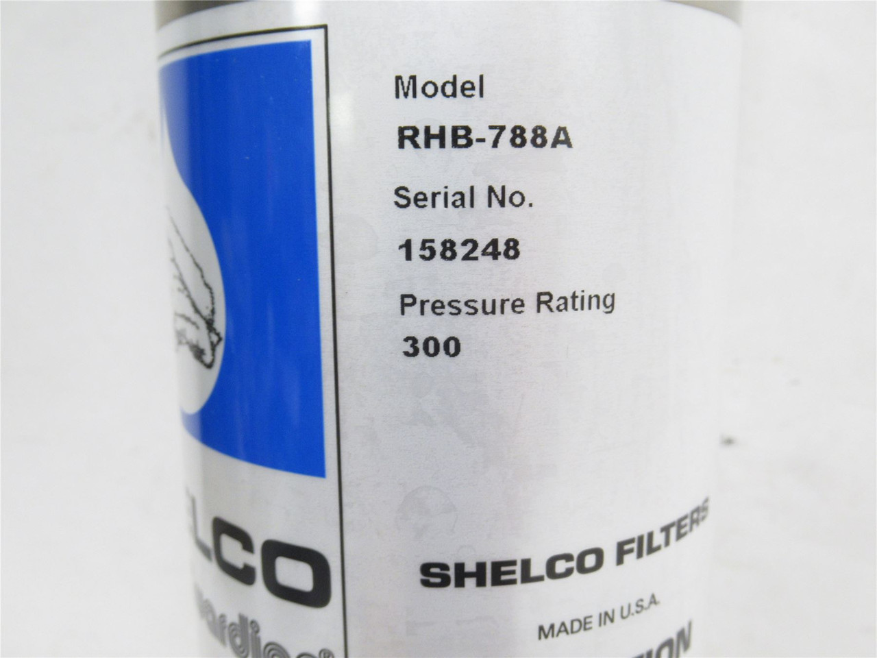 Shelco RHB-788A;  Cartridge Filter Housing; 1NPT; SS; Brass
