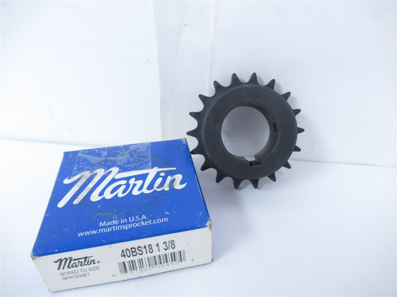 Martin 40BS18 1-3/8; Chain Sprocket #40; 18T 1-3/8" ID