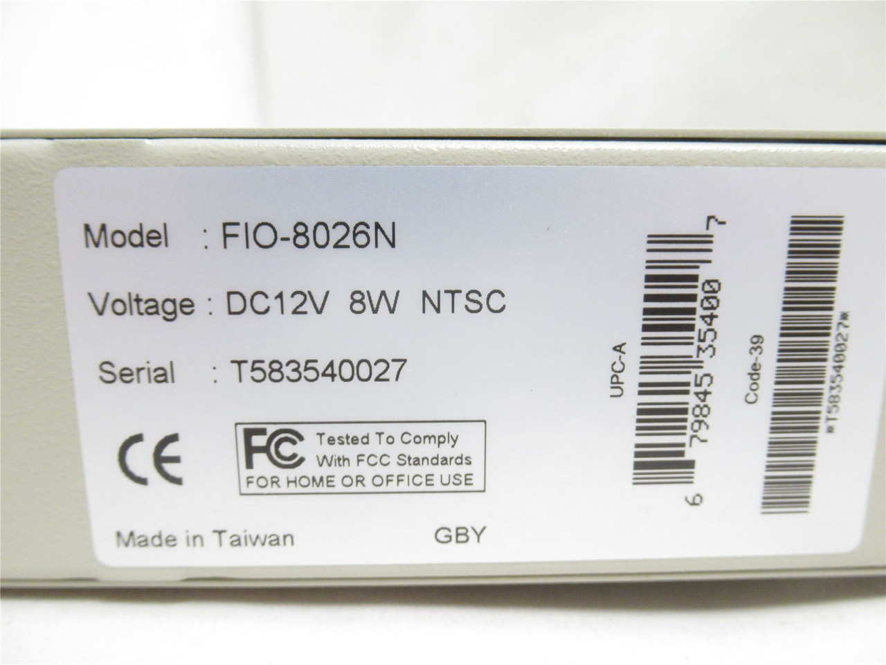 Appro FIO-8026N; Color BE Quad Processer; 24VDC; 8W