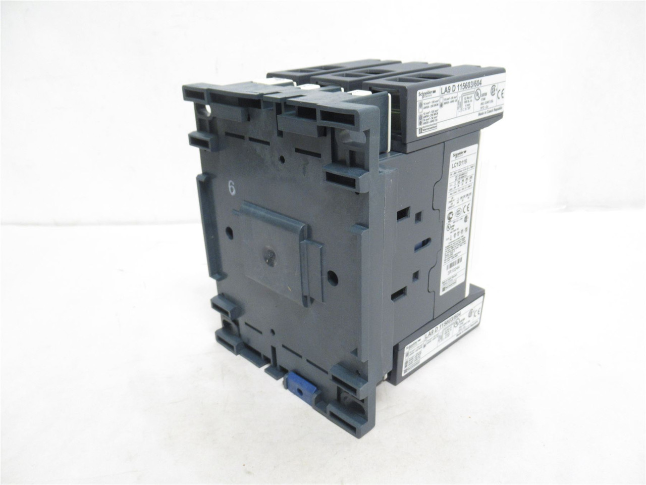 Schneider LC1D115F7; Contactor 115A 480VAC Coil: 110VAC