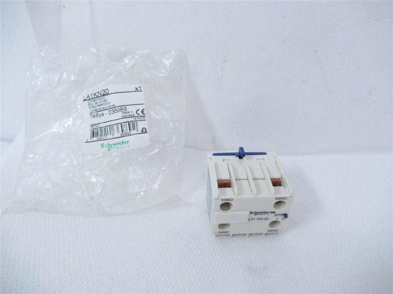 Schneider LA1KN20; Contactor Auxilary 2NO 10A