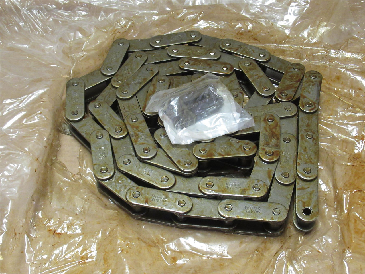 Morse C2080HR 10FT; Double Pitch Steel Roller Chain; 10' Long