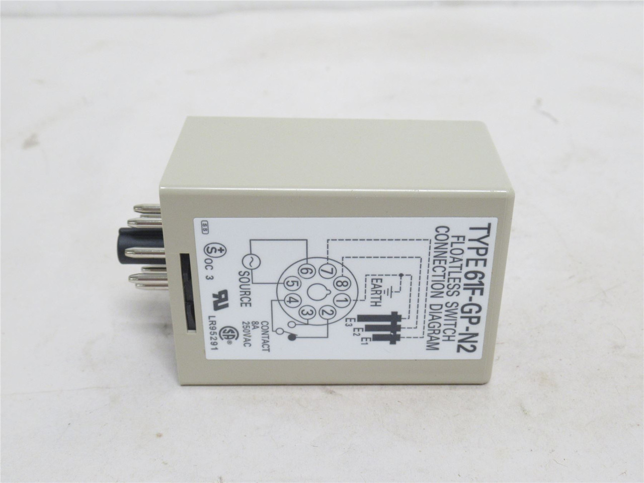Omron 61F-GP-N2; Level Controller Relay; 8A; 120VAC