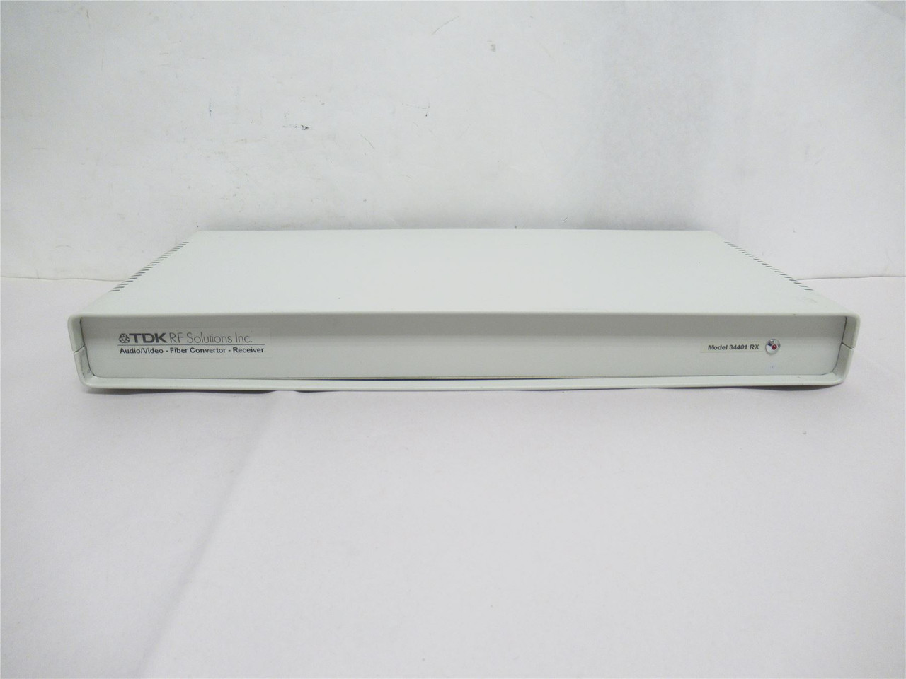 TDK 34401-RX; Audio/Visual Fiber Converter-Receiver; 100-230VAC