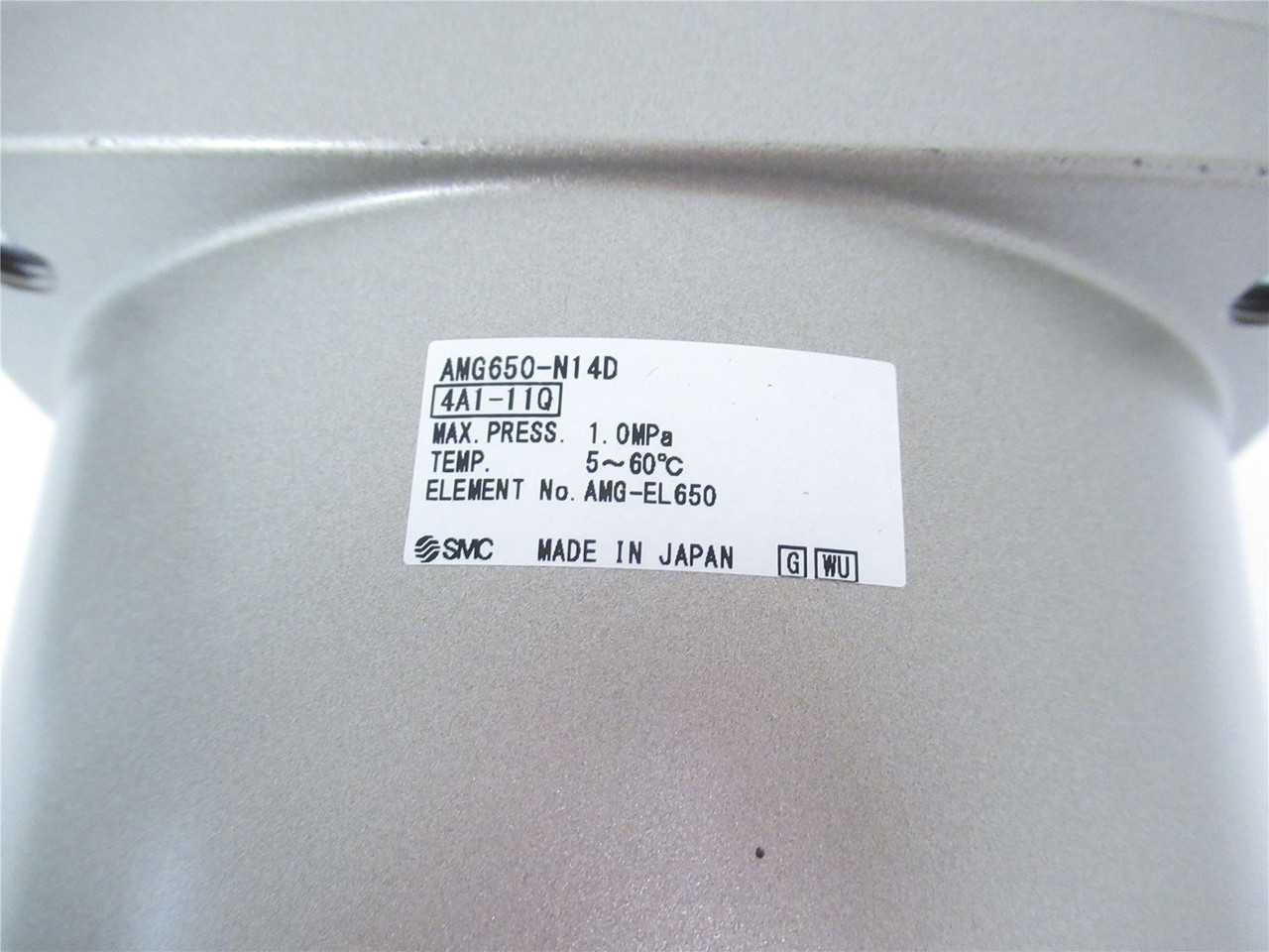 SMC AMG650-N14D; Pneumatic Filter 1.5" NPT Water Separator