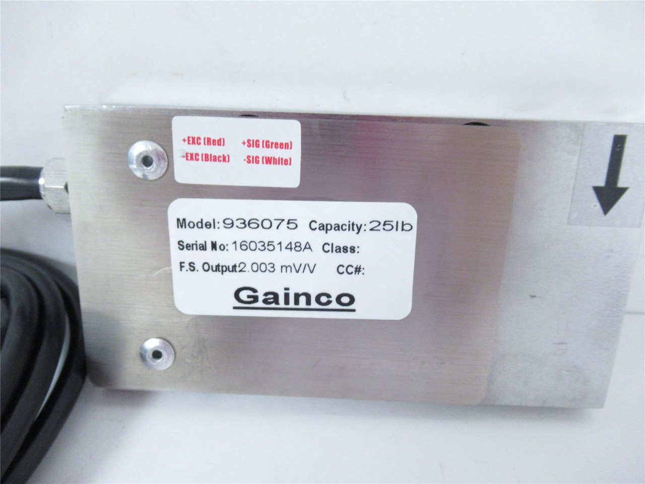 Gainco TP51-25; Load Cell 25 Lbs