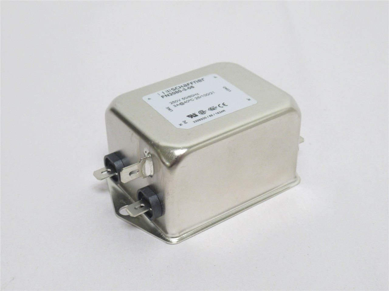 Schaffner FN2080-3-06; EMI/EMC Line Filter; 1PH; 3A; 250VAC