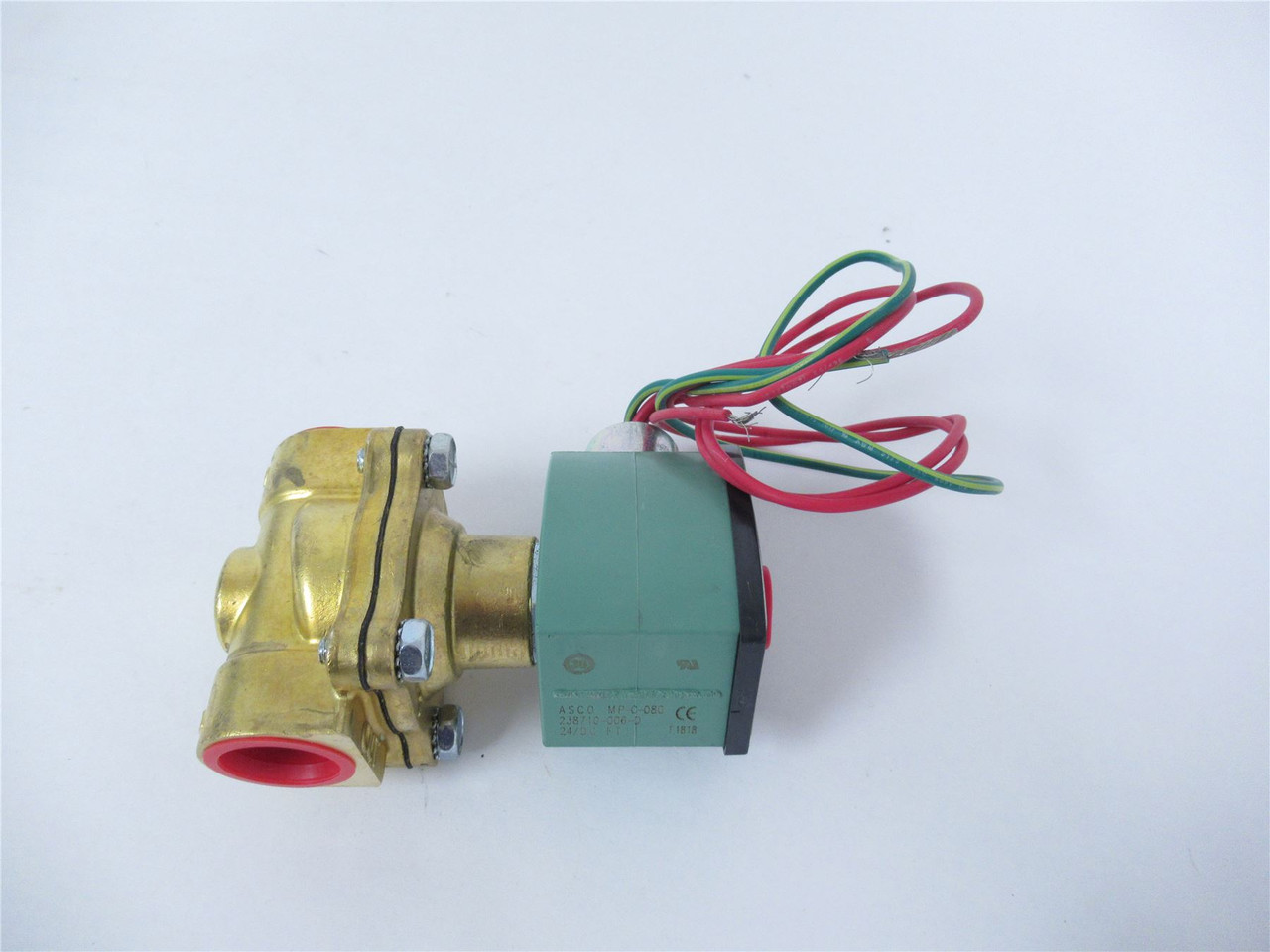 Asco 8210G035-24VDC; Solonoid Valve 2-Way Brass 3/4NPT 24VDC