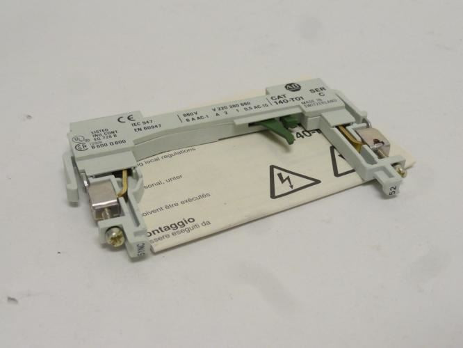 Allen-Bradley 140-T01; Indicating Contact Block Trip 6A; 660V