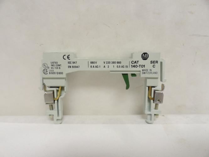 Allen-Bradley 140-T01; Indicating Contact Block Trip 6A; 660V