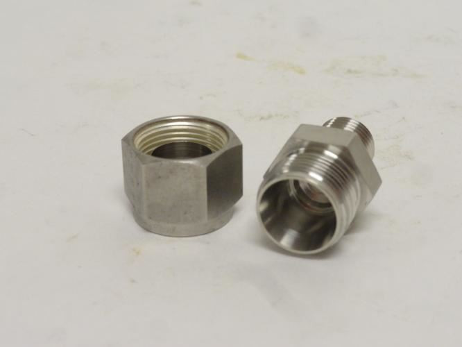 Bi-Lok DCT-8-6-SS; Compression Fitting SS; 1/4 NPT x #8 Tube
