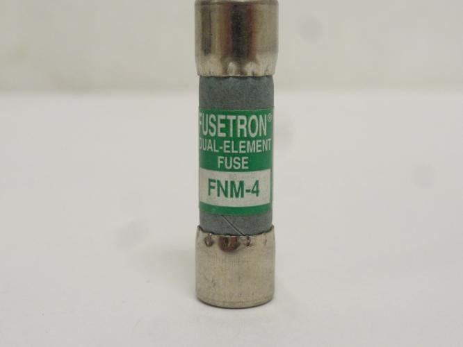 Fusetron FNM-4; Lot-3; Time Delay Fuse; 4 Amp; 250 VAC