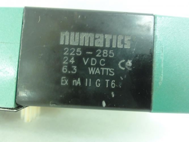 Numatics 081SS600M000061; Solenoid Air Control Valve; 24VDC; 25A