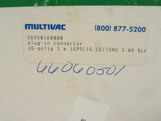 Kunkle 53671; MultiVac Plug In Connector 86850160000