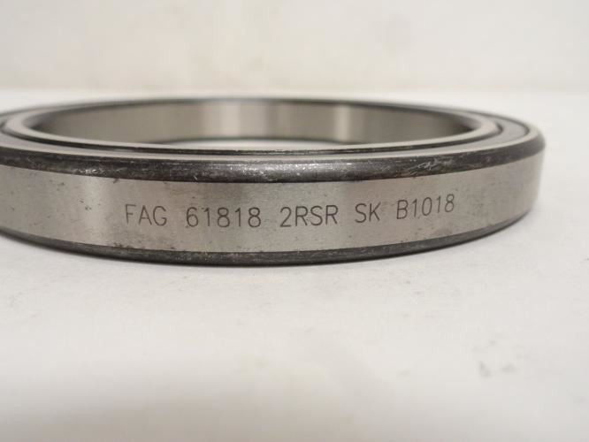 SKF 61818-2RSR; Ball Bearing; 90mm ID x 115mm OD x 13mm Wide