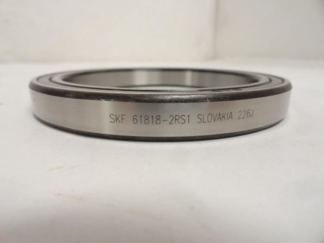 SKF 61818-2RS1; Ball Bearing; 90mmID x 115mmOD x 13mm Wide