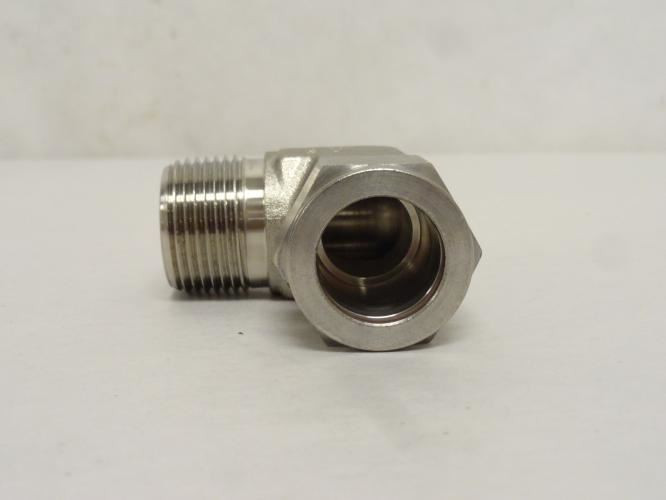 Swagelok SS-810-2-8RT; Air Elbow SS-316 90Deg 1/2"Tube 1/2MNPT