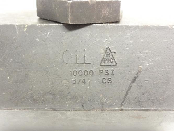 Industry Standard 36X510; Carbon Steel Globe Valve; 3/4 FNPT