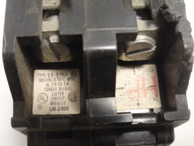 Square D QD250; Circuit Breaker 2 Pole; 50 Amp