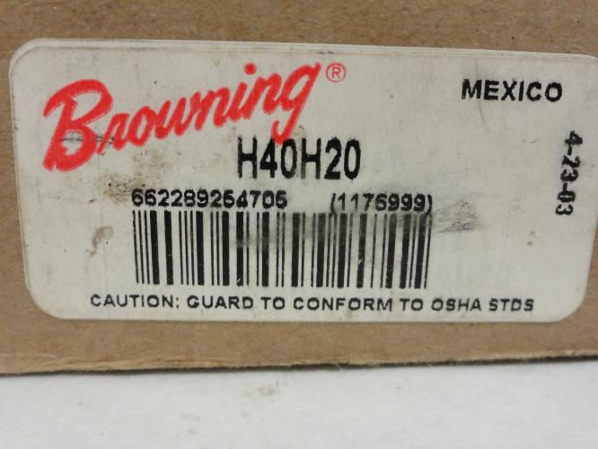 Browning H40H20; Bushed Sprocket # 40; 20Teeth