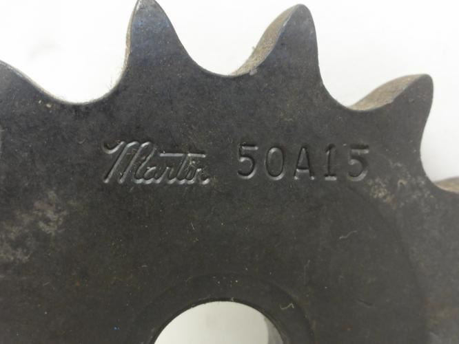 Martin 50A15-5/8NK; Sprocket # 50; 15Teeth; 5/8"ID No Keyway