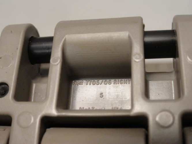 Rexnord HP7705/06-18; RubberTop Chain; 46" L x 15-1/8" W