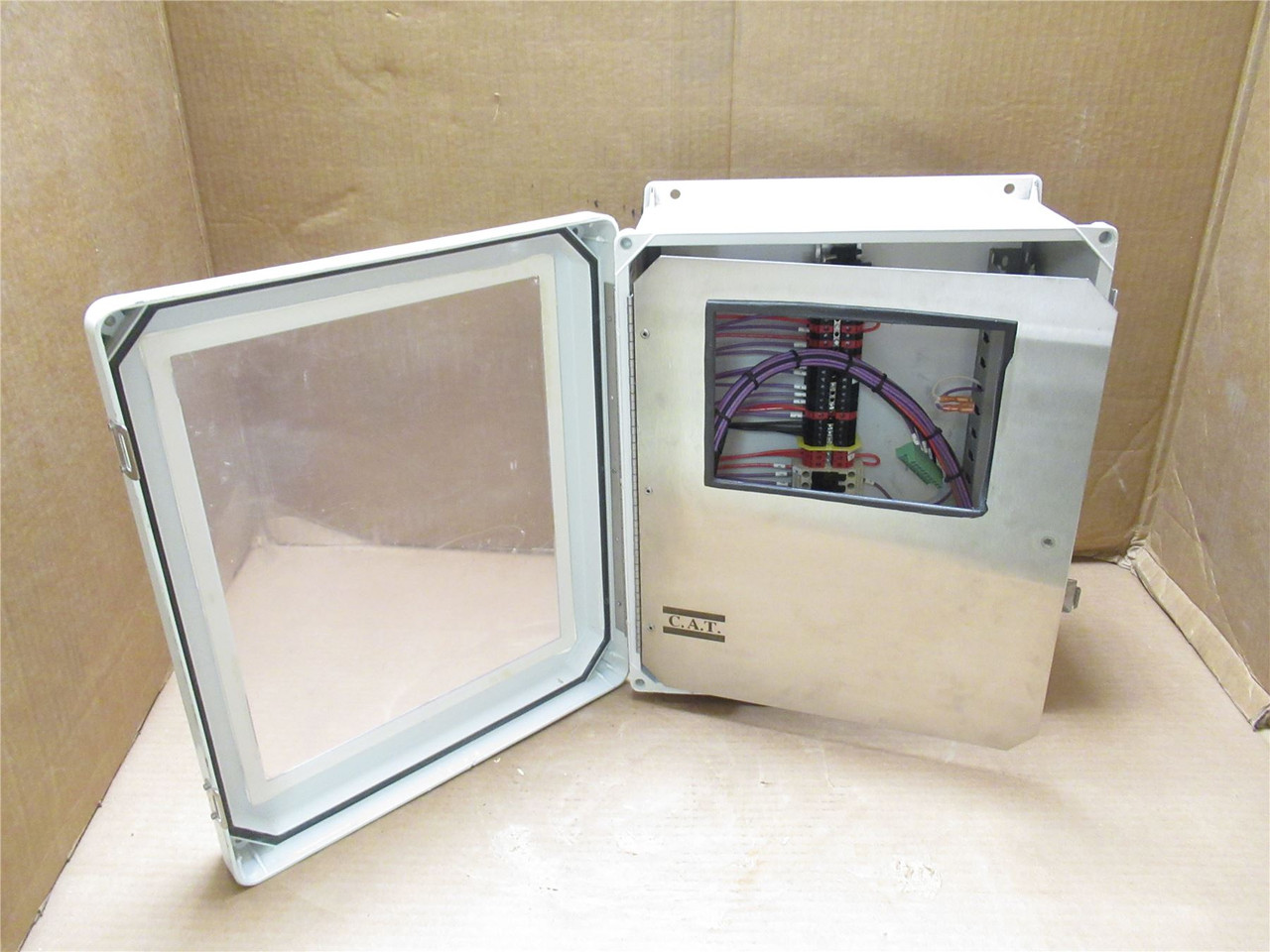 Vynckier VJB1412HWPL2; Flat Cover Bonded Window Enclosure; SS Inner