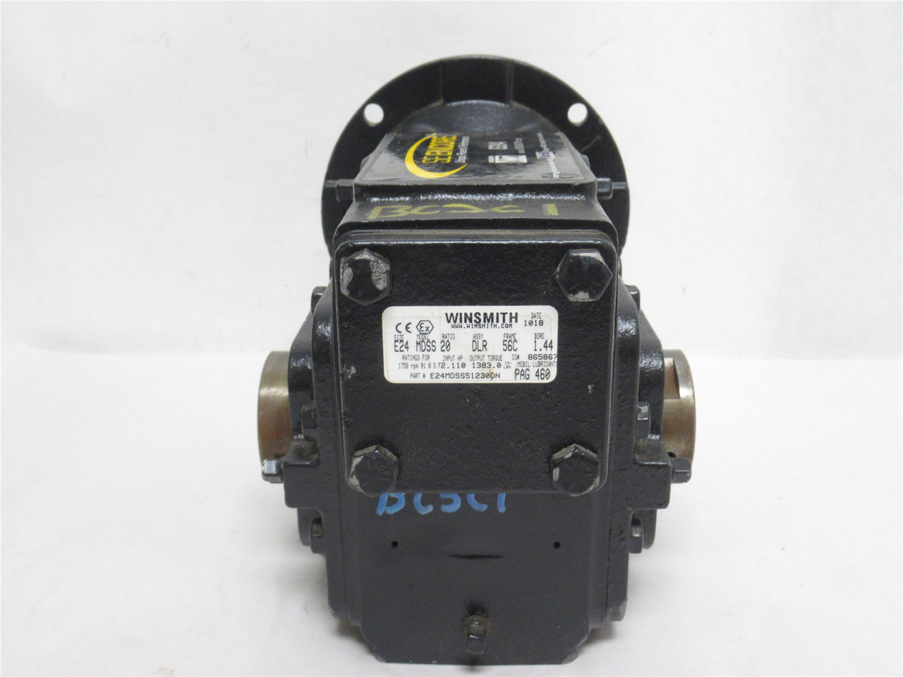 Winsmith E24MDSS51230DN; Gear Reducer; RA; 20:1 Ratio; 2.11HP