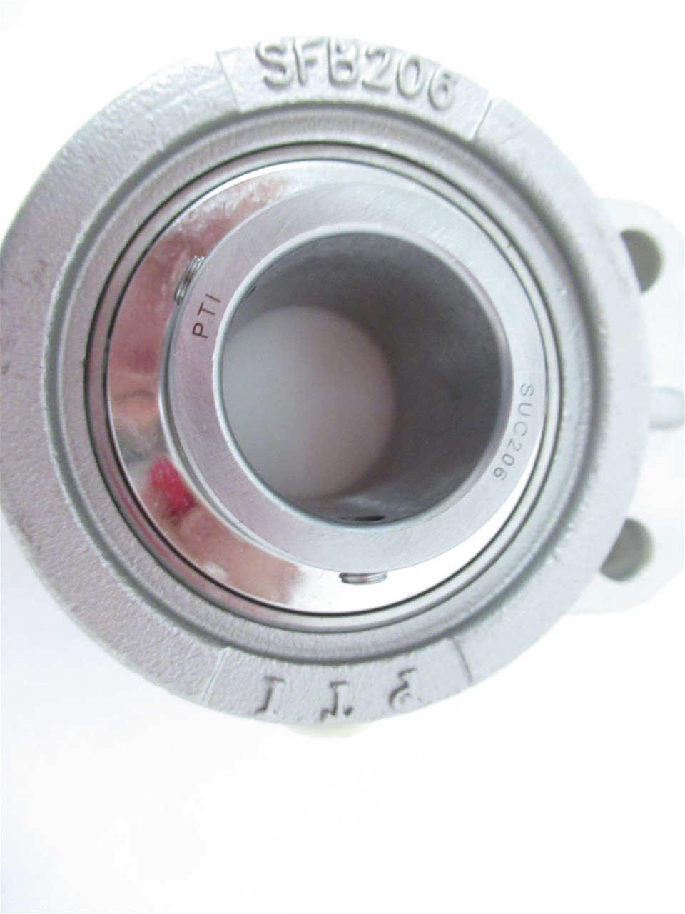 PTI  SFB206-30mm; 3-Bolt Flange Bearing SS 30mm ID