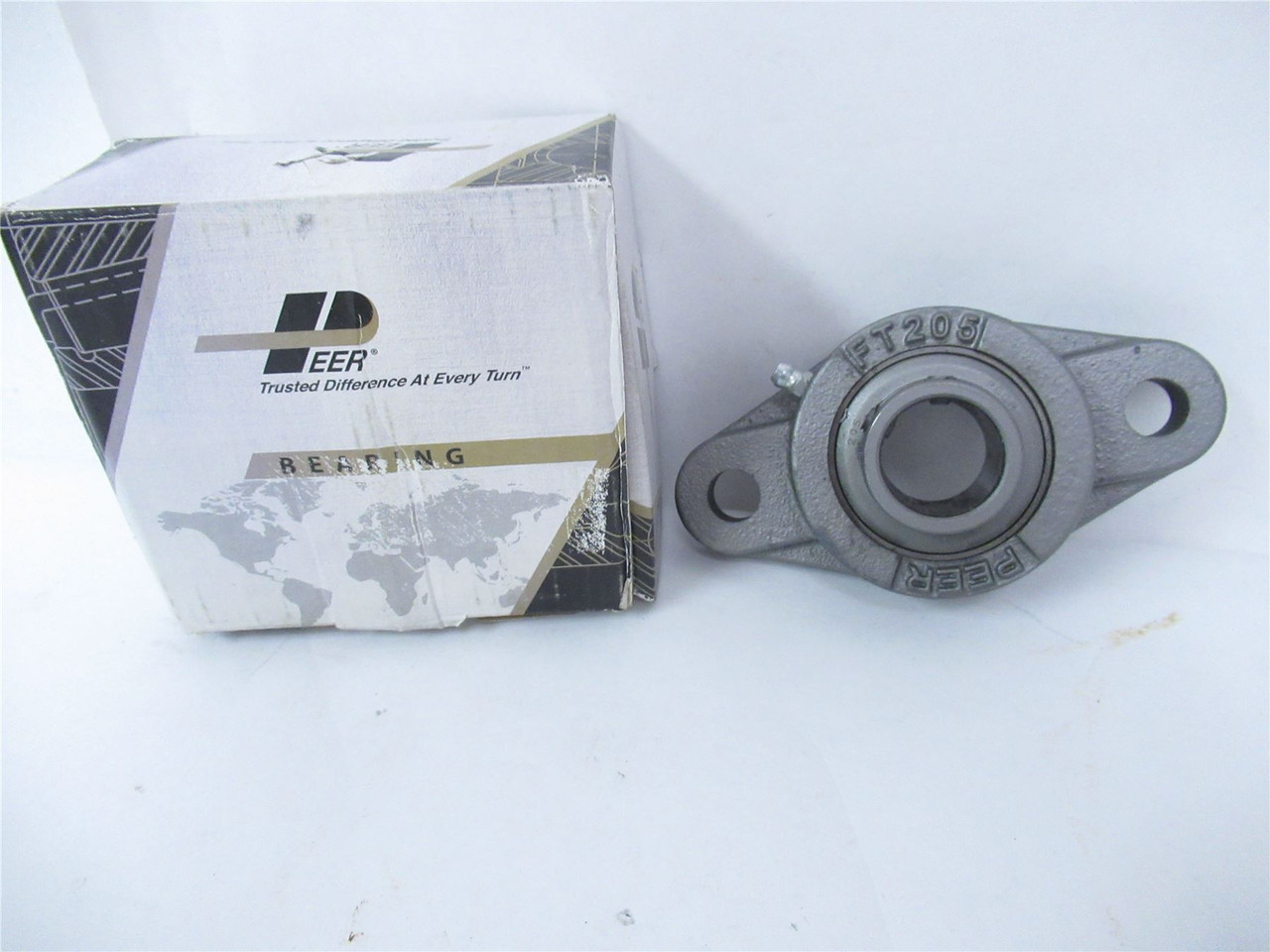Peer  UCFT205-16; Flange Bearing Unit 1" Bore 2 Bolt Flange