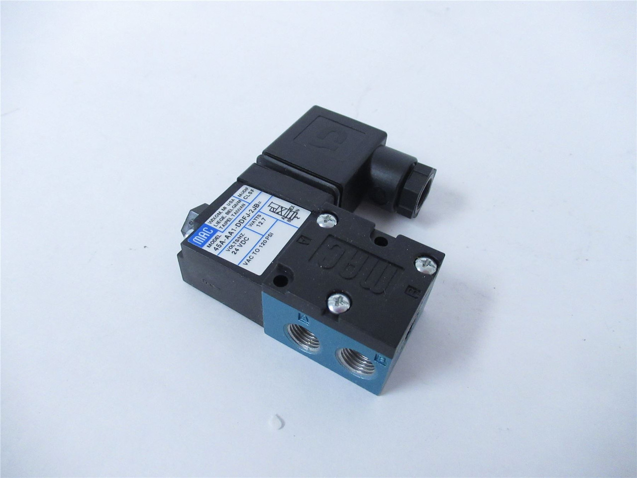 MAC 45A-AA1-DDFJ-2JB; Solenoid Valve 4 Way 1/8NPFT Port 4 VDC